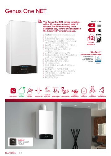 Ariston - Genus One Net Datasheet