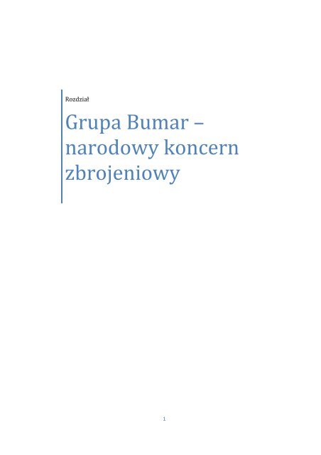 Raport z pracy Ministerstwa Skarbu Państwa 2007‐2011