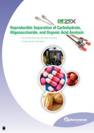 Reproducible Separation of Carbohydrate, Oligosaccharide ... - NET