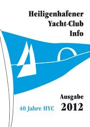 Heiligenhafener Yacht-Club Info - Heiligenhafener Yacht-Club eV