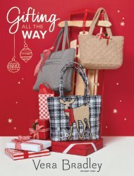 Vera Bradley Winter 2020 Holiday Gifting Catalog