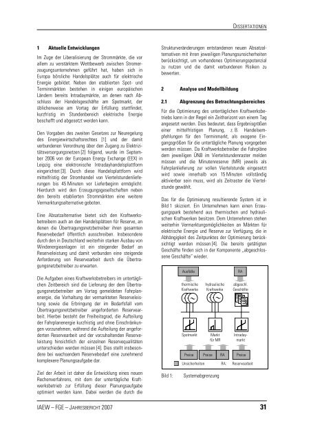 Jahresbericht 2007 - FGE - RWTH Aachen University