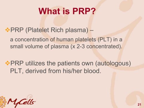 MyCells® - Platelet Rich Plasma harvesting kit : from ... - My-cells.net