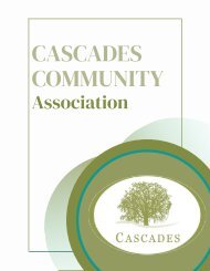 CASCADES COMMUNITY