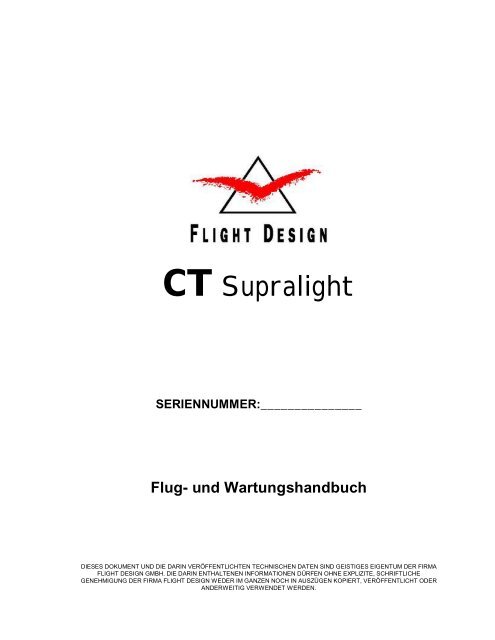 Flug-und Wartungshandbuch CT Supralight - service.bell-m-air.de