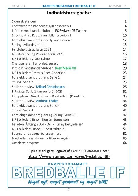 2023 - Nr. 07 - Bredballe IF - FC Sydvest 05 Tønder - 030623