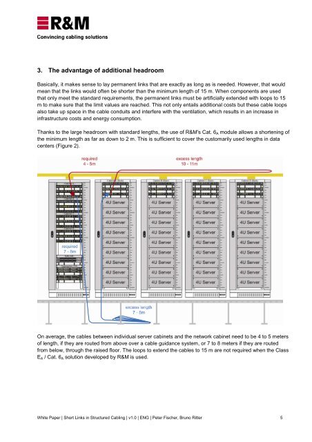 White Paper: Shortlinks Structured Cabling - Data Center - R&M