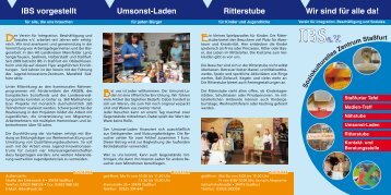 Umsonst-Laden IBS vorgestellt - Stadt Staßfurt
