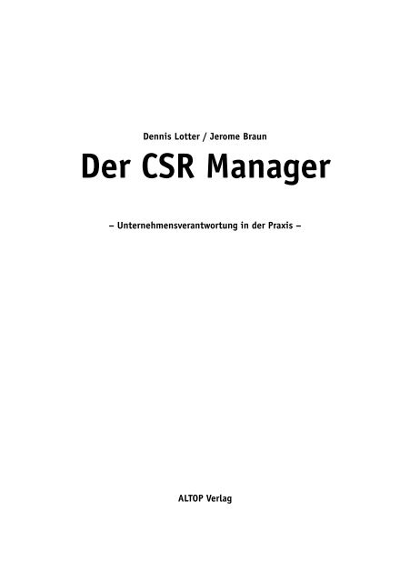 Der CSR Manager - benefitidentity.de