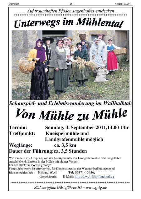 Kirchengemeindefest in Winterbach - Verbandsgemeinde Wallhalben