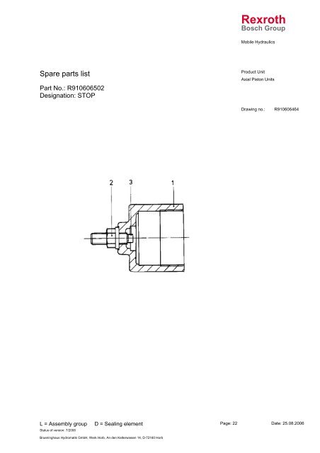 Rexroth - DDKS Industries, hydraulic components distributor