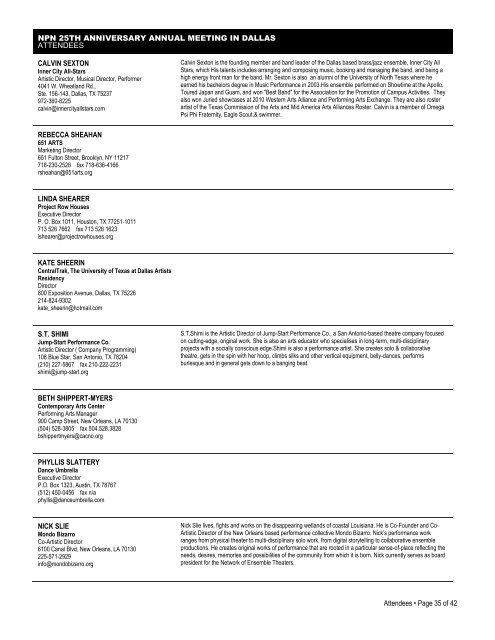 FY11Annual_MeetingDa.. - National Performance Network