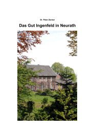 Das Gut Ingenfeld in Neurath - Dr. Peter Zenker