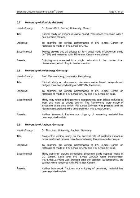 IPS e.max Ceram Scientific Documentation - ROE Dental Laboratory