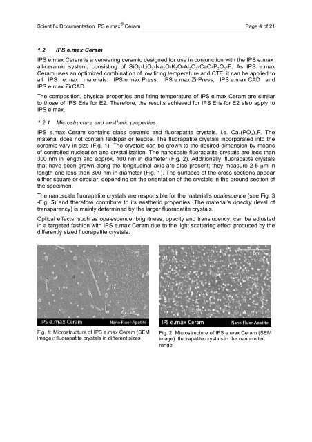 IPS e.max Ceram Scientific Documentation - ROE Dental Laboratory