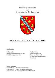 brandschutzkonzeption - Gemeinde Röderland