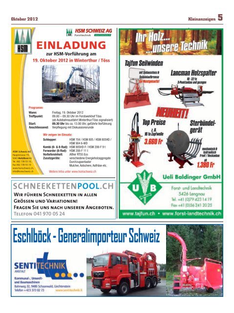 Oktober 2012 - 100% LANDTECHNIK