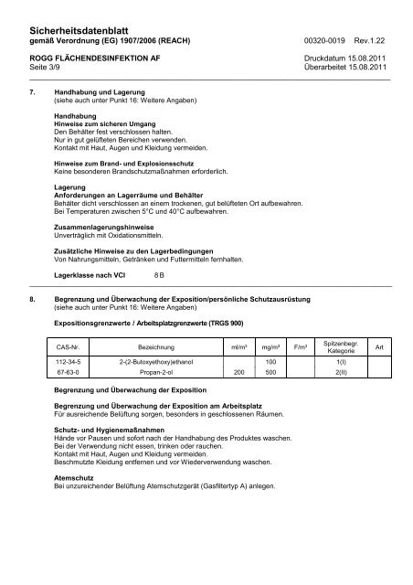 Flächendesinfektion AF - ROGG Verbandstoffe