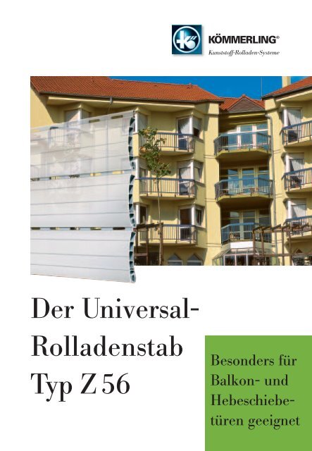 Der Universal- Rolladenstab Typ Z 56 - Rolladen Müllers GmbH ...