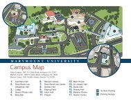 Campus Map - Marymount University in Arlington, Virginia