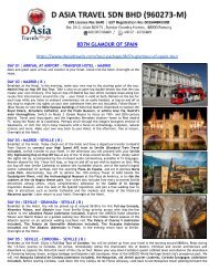 Spain Tour Packages 2023/2024