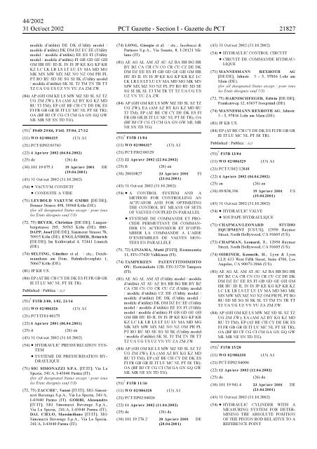 section 1 - World Intellectual Property Organization