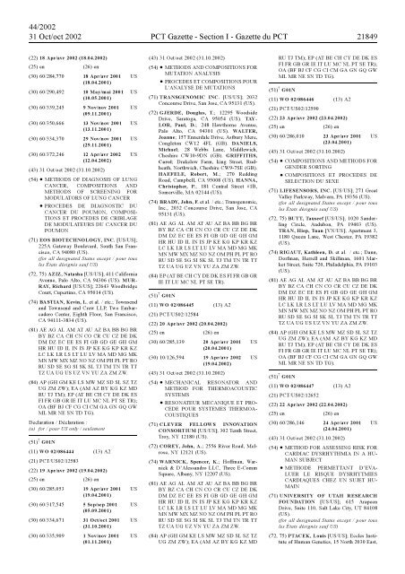 section 1 - World Intellectual Property Organization