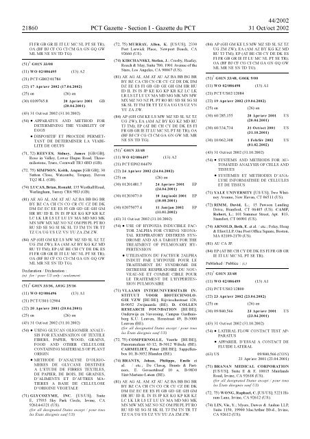 section 1 - World Intellectual Property Organization