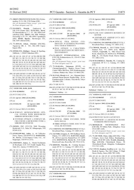 section 1 - World Intellectual Property Organization