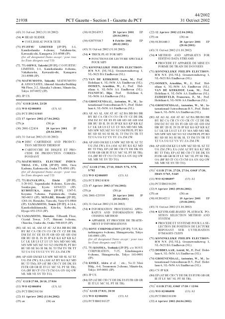 section 1 - World Intellectual Property Organization