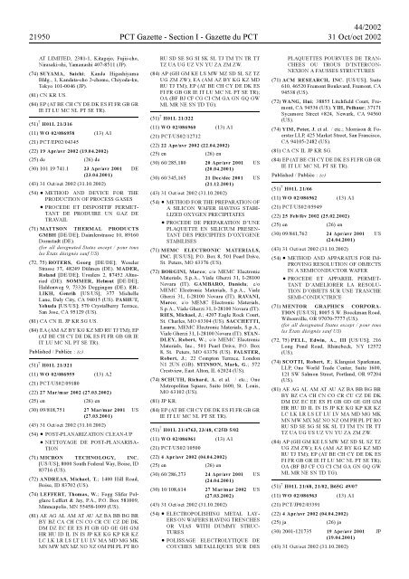 section 1 - World Intellectual Property Organization