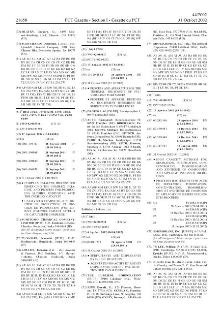 section 1 - World Intellectual Property Organization