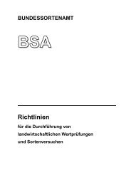 Sonderheft Bundessortenamt
