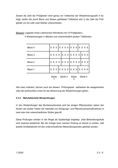 Richtlinien für die Durchführung von ... - Bundessortenamt