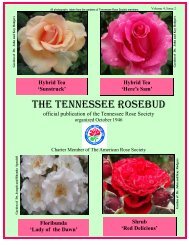 THE TENNESSEE ROSEBUD - Tennessee Rose Society