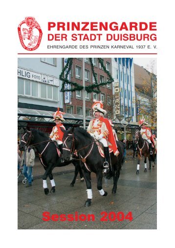 Session 2004 - Prinzengarde der Stadt Duisburg