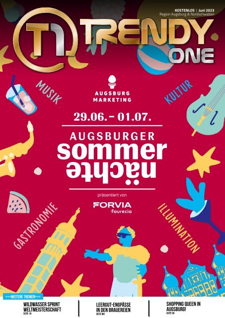 TRENDYone | Das Magazin – Augsburg – Juni 2023