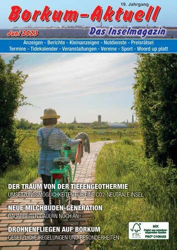 Juni 2023 / Borkum-Aktuell - Das Inselmagazin