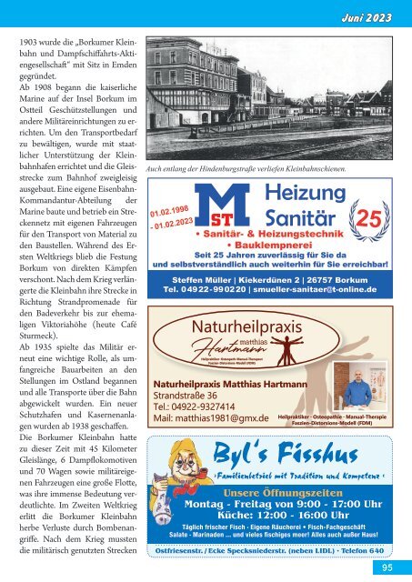 Juni 2023 / Borkum-Aktuell - Das Inselmagazin