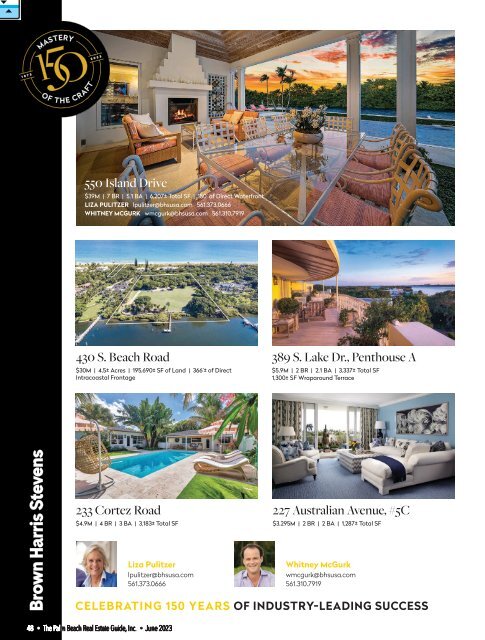 Palm Beach Real Estate Guide JUNE 2023