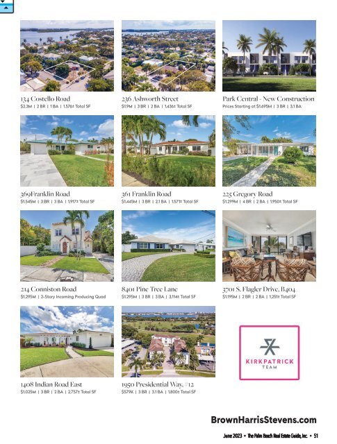 Palm Beach Real Estate Guide JUNE 2023