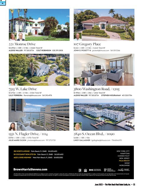 Palm Beach Real Estate Guide JUNE 2023