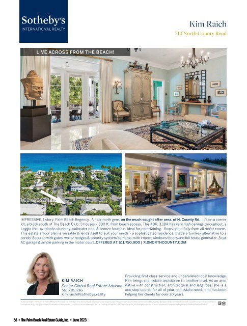 Palm Beach Real Estate Guide JUNE 2023