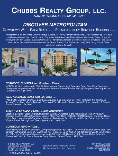 Palm Beach Real Estate Guide JUNE 2023