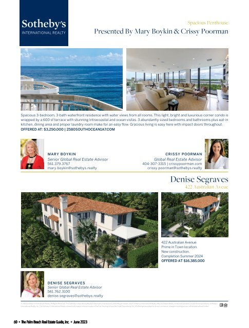 Palm Beach Real Estate Guide JUNE 2023