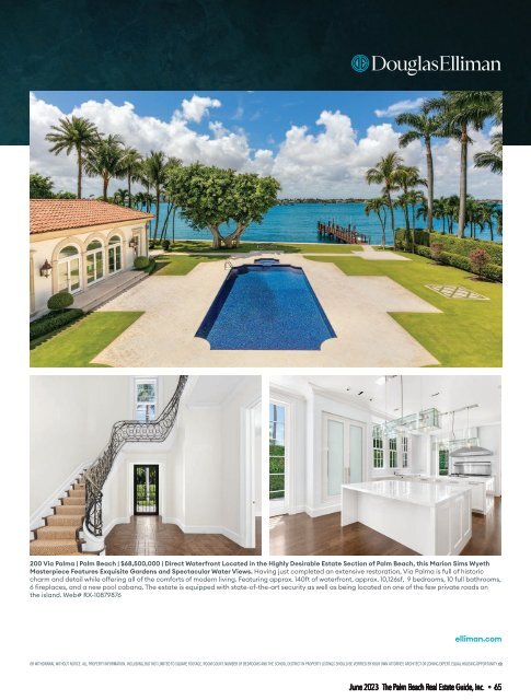 Palm Beach Real Estate Guide JUNE 2023