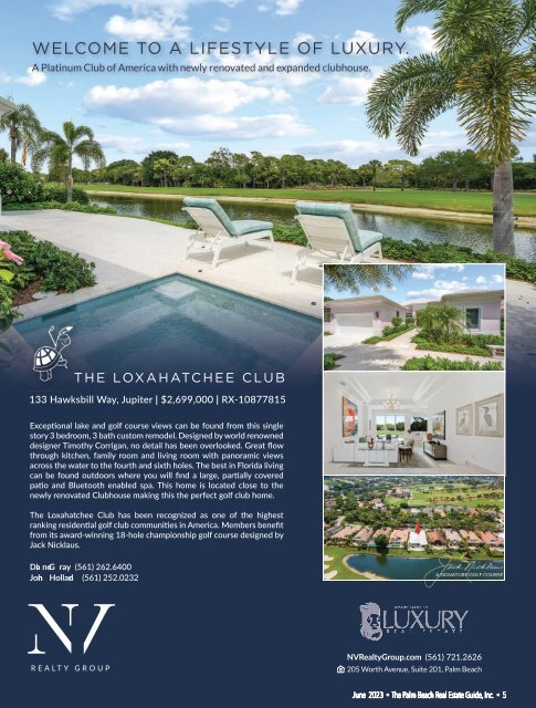 Palm Beach Real Estate Guide JUNE 2023