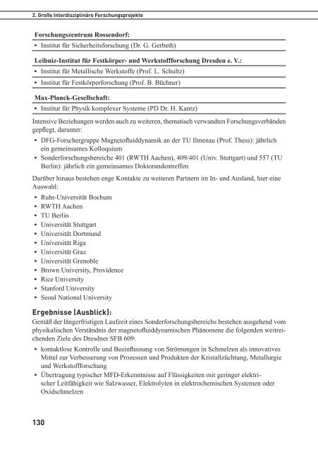 FORSCHUNGSBERICHT 2004 - Fachrichtung Chemie und ...