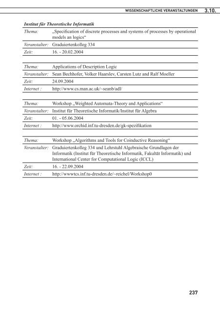 FORSCHUNGSBERICHT 2004 - Fachrichtung Chemie und ...