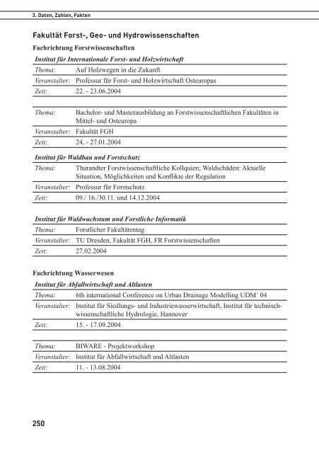 FORSCHUNGSBERICHT 2004 - Fachrichtung Chemie und ...